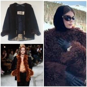 Rare Vintage Mr John Persian Lamb Fur Coat Jacket Mob Wife